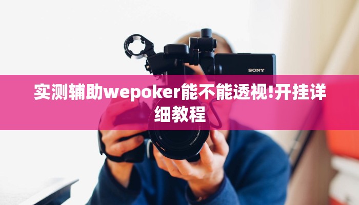 原来才知道wepoker透视破解版(作弊)”附开挂脚本详细教学
