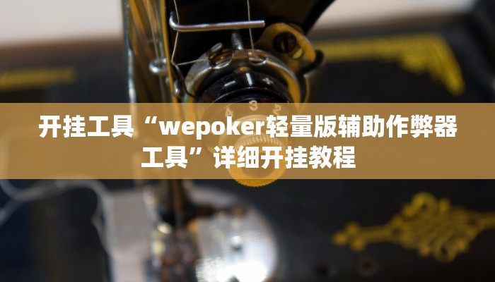 辅助神器有wepoker透视吗(原来真的能开挂)