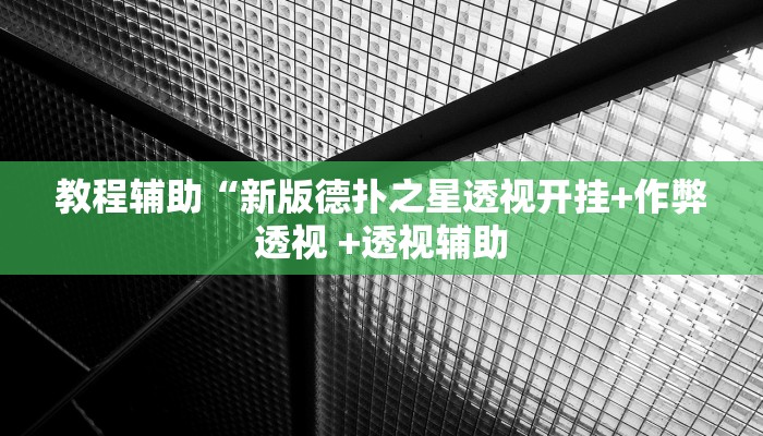 实测辅助wepoker德州作弊挂透视(作弊)”附开挂脚本详细教学