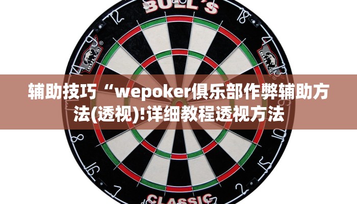 使用分享德扑之星能透视(详细开挂教程