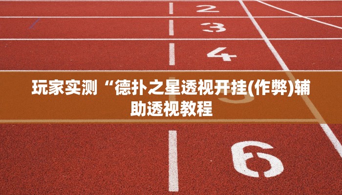 实测辅助德扑之星开挂透视下载详细开挂教程
