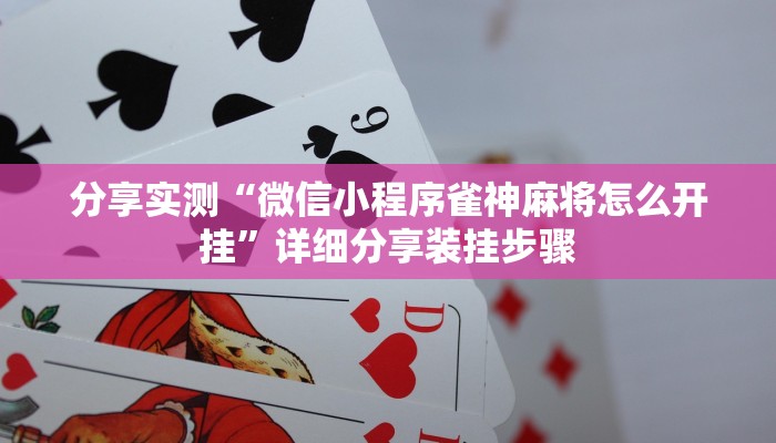 开挂技巧“网趣沈阳麻将开挂神器”详细外挂安装步骤 