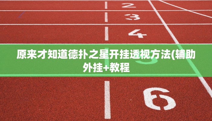 原来才知道wepoker德州开挂辅助(透视)功能”学会包赢