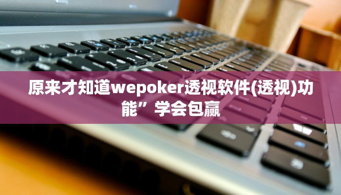 原来才知道wepoker透视软件(透视)功能”学会包赢