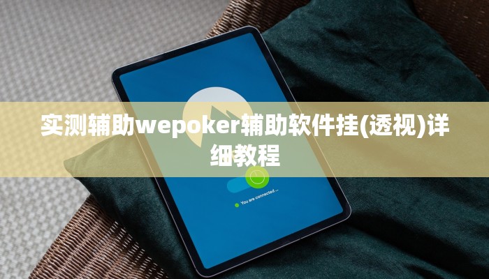 实测辅助wepoker辅助软件挂(透视)详细教程
