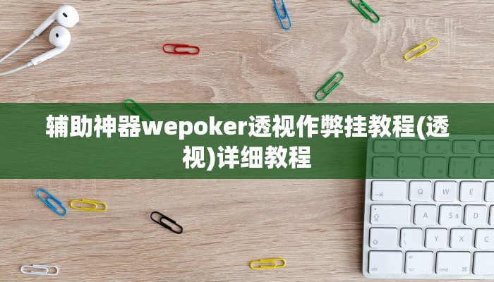 辅助神器WEPoKeR透视辅助器(详细开挂教程
