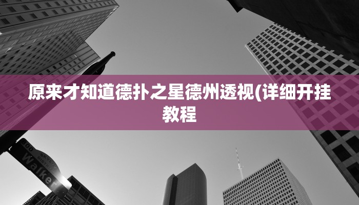 开挂技巧“钱塘十三水开挂神器”详细外挂安装步骤 