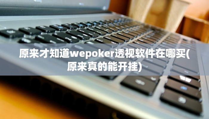 原来才知道wepoker透视软件在哪买(原来真的能开挂)