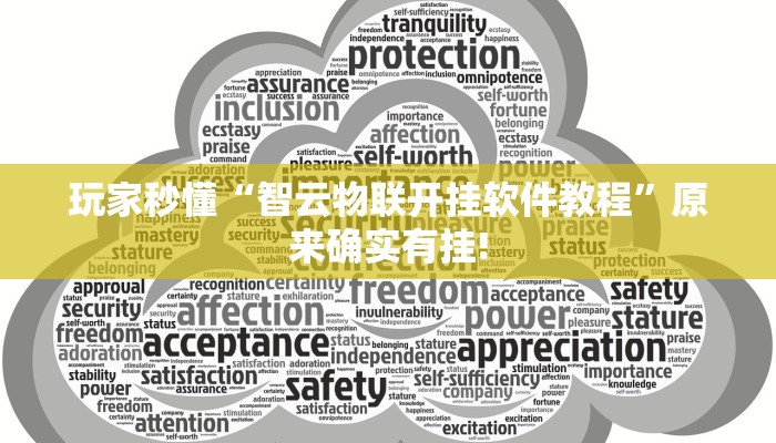 玩家秒懂“智云物联开挂软件教程”原来确实有挂!