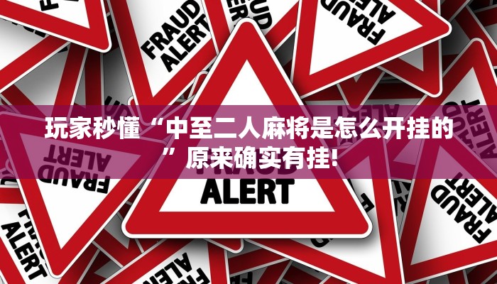 玩家秒懂“中至二人麻将是怎么开挂的”原来确实有挂!