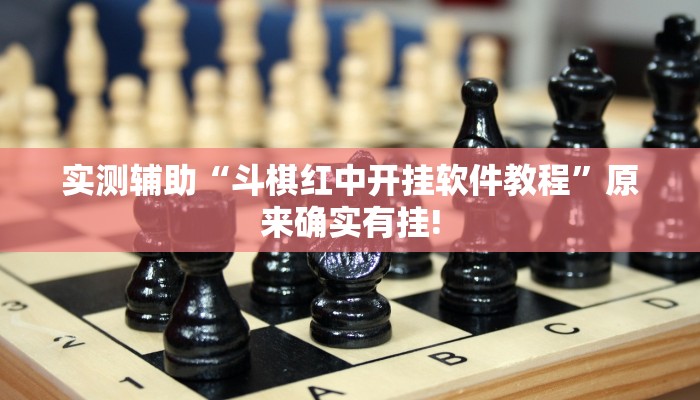 实测辅助“斗棋红中开挂软件教程”原来确实有挂!