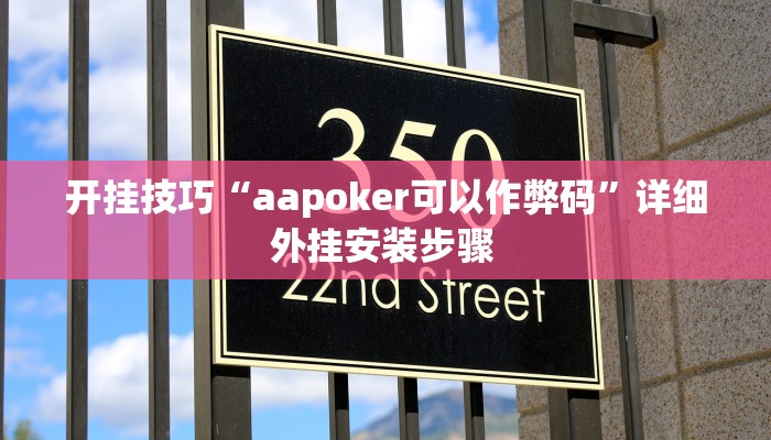 开挂技巧“aapoker可以作弊码”详细外挂安装步骤 