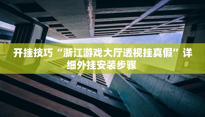 开挂技巧“浙江游戏大厅透视挂真假”详细外挂安装步骤 