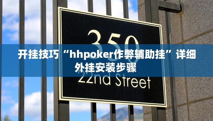 开挂技巧“hhpoker作弊辅助挂”详细外挂安装步骤 