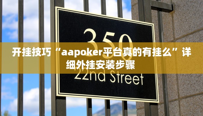 开挂技巧“aapoker平台真的有挂么”详细外挂安装步骤 