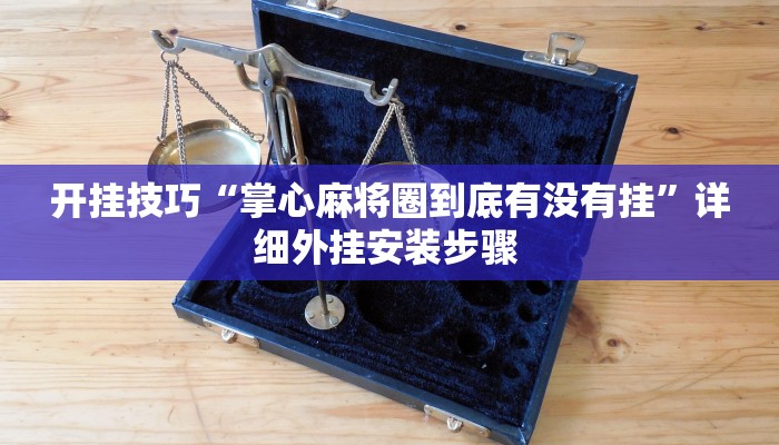 开挂技巧“掌心麻将圈到底有没有挂”详细外挂安装步骤 