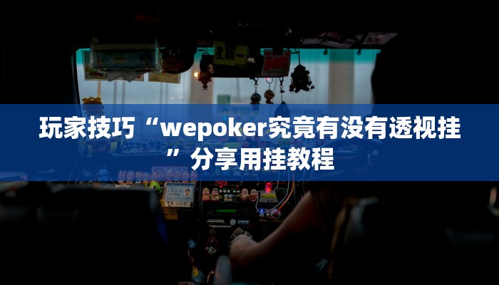 玩家技巧“wepoker究竟有没有透视挂”分享用挂教程 玩家技巧“wepoker究竟有没有透视挂”分享用挂教程