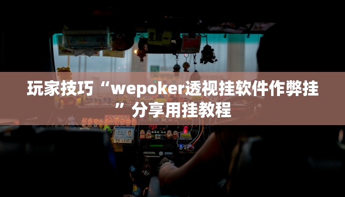 玩家技巧“wepoker透视挂软件作弊挂”分享用挂教程 玩家技巧“wepoker透视挂软件作弊挂”分享用挂教程