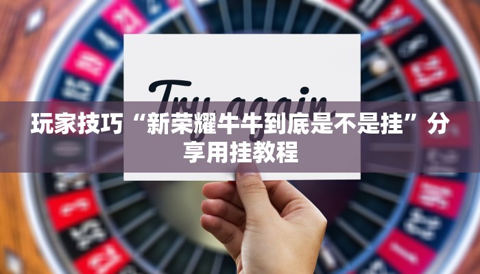 玩家技巧“新荣耀牛牛到底是不是挂”分享用挂教程 玩家技巧“新荣耀牛牛到底是不是挂”分享用挂教程