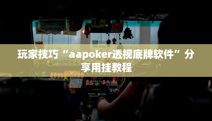 玩家技巧“aapoker透视底牌软件”分享用挂教程 玩家技巧“aapoker透视底牌软件”分享用挂教程