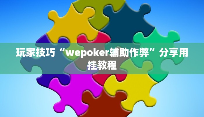 玩家技巧“wepoker辅助作弊”分享用挂教程 玩家技巧“wepoker辅助作弊”分享用挂教程