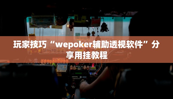 玩家技巧“wepoker辅助透视软件”分享用挂教程